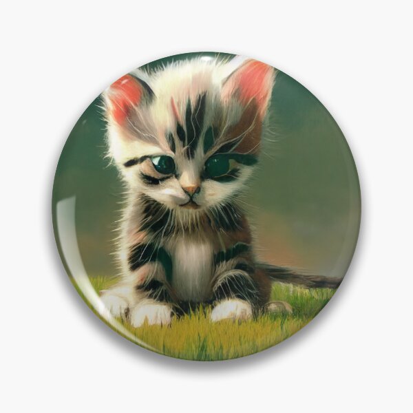 Item preview, kitten-on-grass-1 designed and sold by Kirollos9.