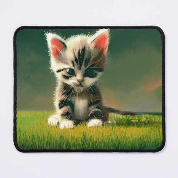 Item preview, kitten-on-grass-1 designed and sold by Kirollos9.