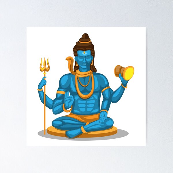 Item preview, Lord Shiva, Shankara, Mahadev designed and sold by AlaukikaShop.