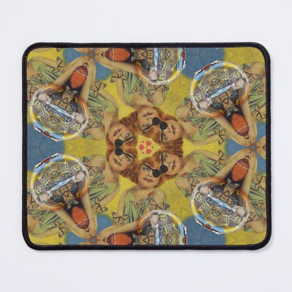Item preview, Mushroom Mirror Dirty LSD Detective Butterfly Psychic | True Crime | Vintage Crime Stories Book Cover Reimagined | Hunting Macho's Ghost designed and sold by Tyler Tilley.