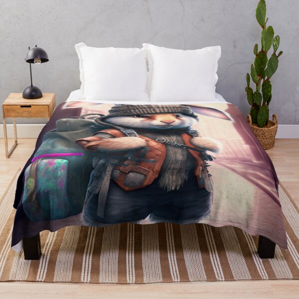 Aperçu de l'œuvre lapin aventureux créée et vendue par IA-Power.