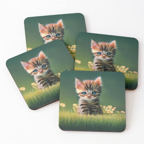 Item preview, kitten-on-grass-2 designed and sold by Kirollos9.