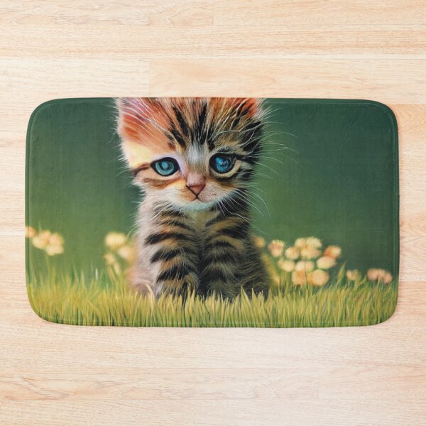 Item preview, kitten-on-grass-2 designed and sold by Kirollos9.