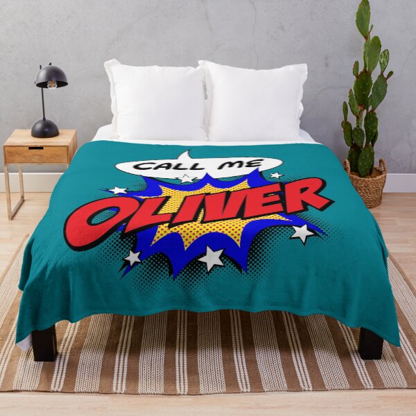 Item preview, Personalised Call Me Oliver Pop Art Comic Design designed and sold by CandOCreative.