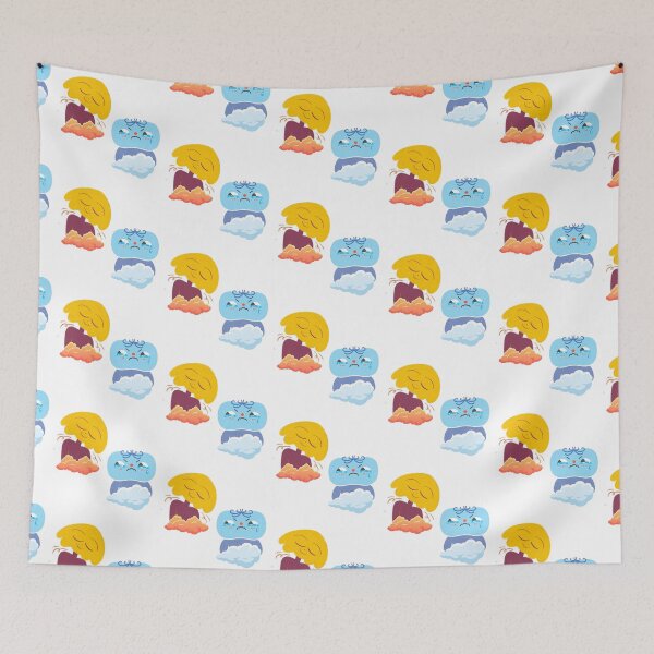 Item preview, cartoon clouds & sun designed and sold by Editlab.