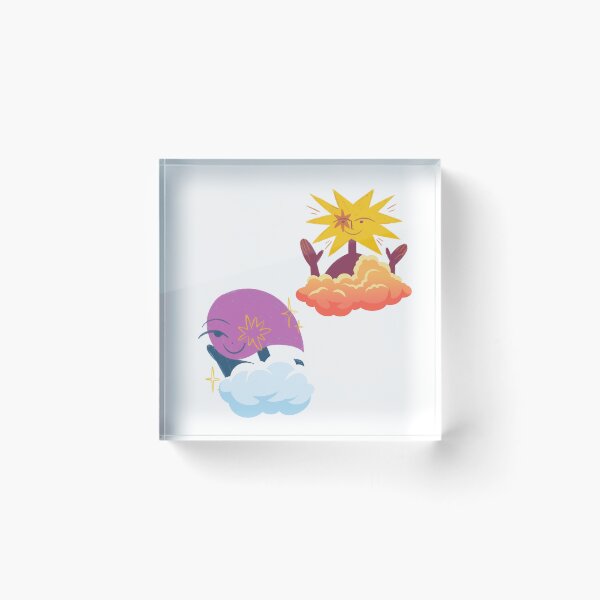Item preview, cartoon clouds & sun designed and sold by Editlab.