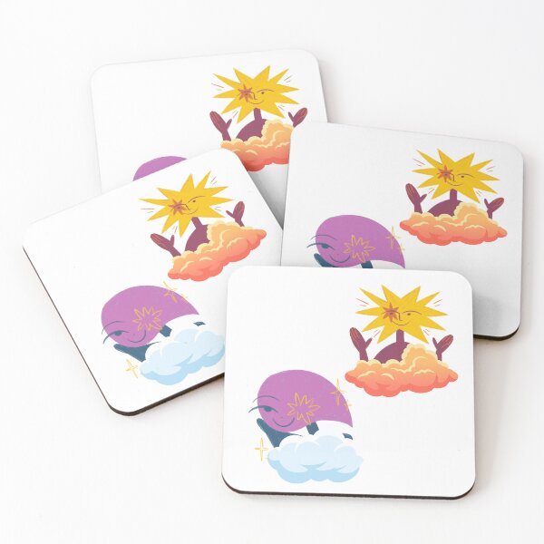 Item preview, cartoon clouds & sun designed and sold by Editlab.