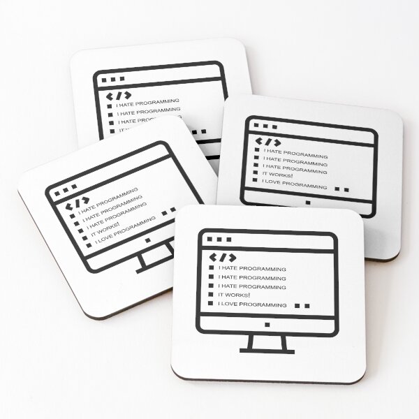 Item preview, I Hate Programming, I Love Programming- Programmer Love Hate designed and sold by zoulouu.