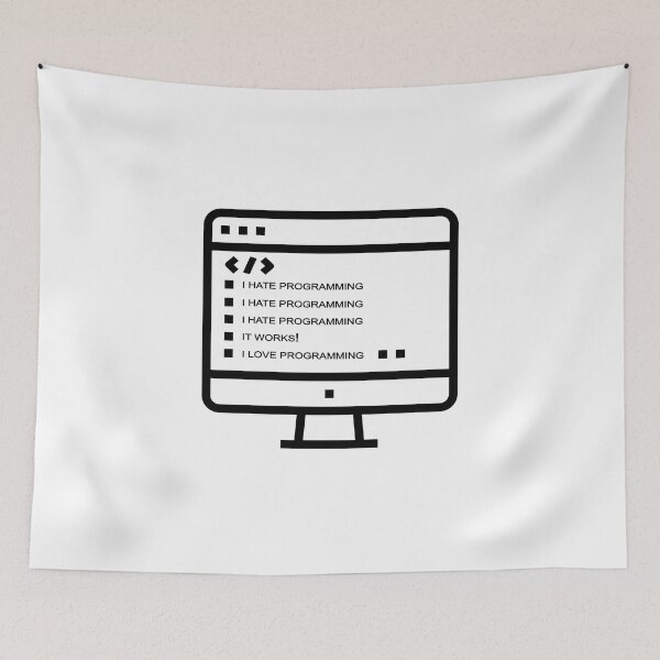 Item preview, I Hate Programming, I Love Programming- Programmer Love Hate designed and sold by zoulouu.
