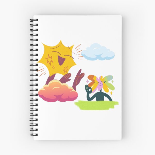Item preview, cartoon clouds & sun designed and sold by Editlab.