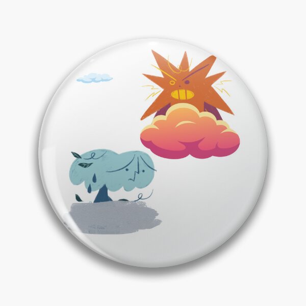 Item preview, cartoon clouds & sun designed and sold by Editlab.