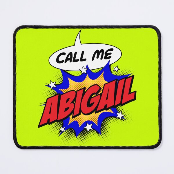 Item preview, Personalised Call Me Abigail Pop Art Comic Design designed and sold by CandOCreative.