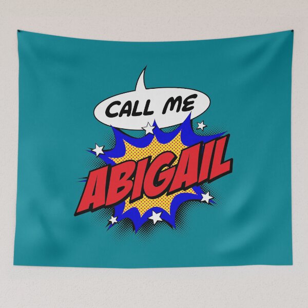 Item preview, Personalised Call Me Abigail Pop Art Comic Design designed and sold by CandOCreative.