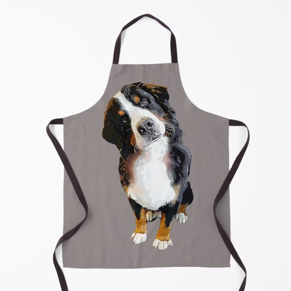 Item preview, Bernese Mountain Dog Cute Head Tilt designed and sold by ElegantCat.