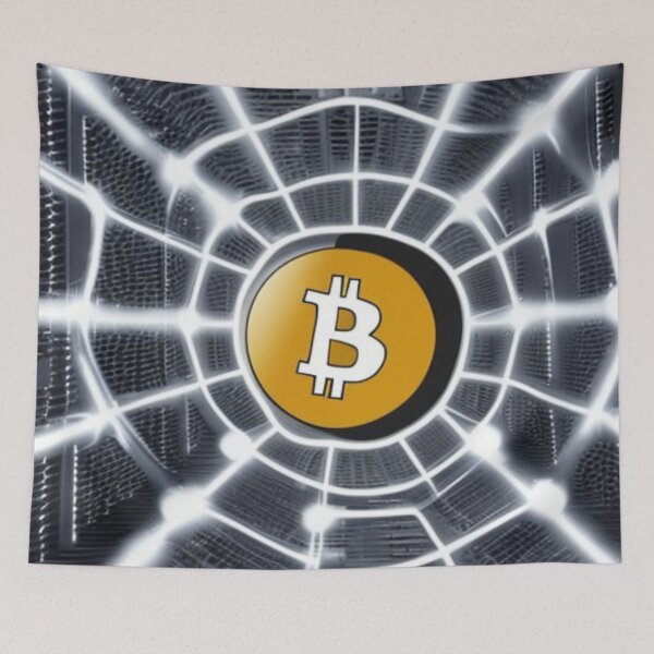 Item preview, AI Art Bitcoin Crypto NFT Art 018 designed and sold by tpixx.