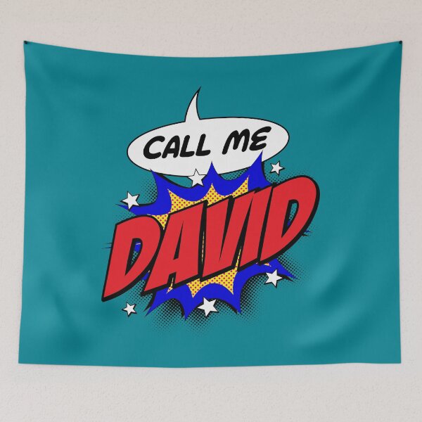 Item preview, Copy of Personalised Call Me David Pop Art Comic Design designed and sold by CandOCreative.