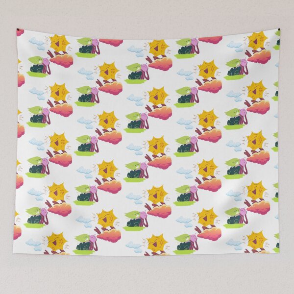 Item preview, cartoon clouds & sun designed and sold by Editlab.