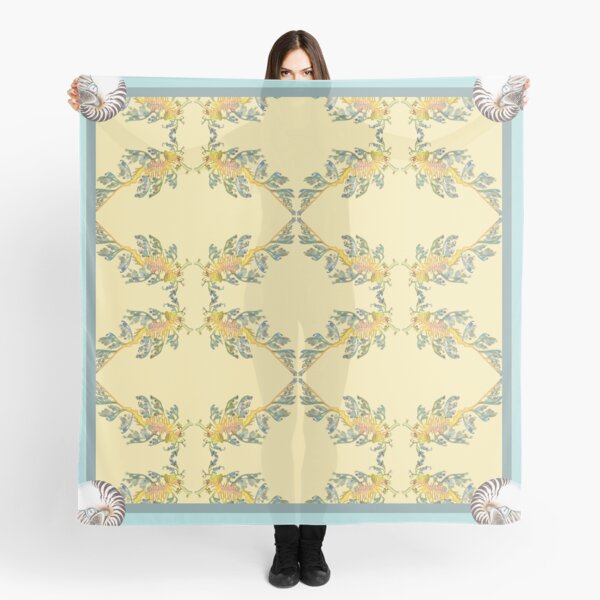 Sea Dragon & Nautilus Scarf