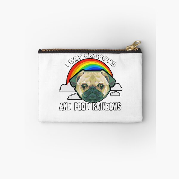Item preview, Pug Dog I Eat Crayons And Pood Rainbows designed and sold by UnknownArtistt.