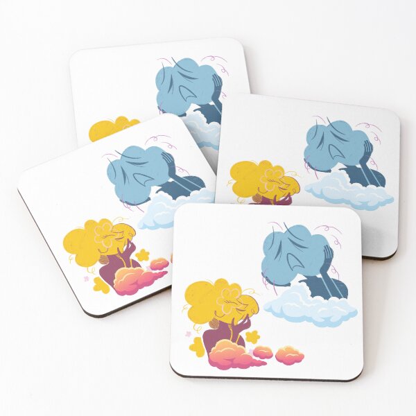 Item preview, cartoon clouds & sun designed and sold by Editlab.