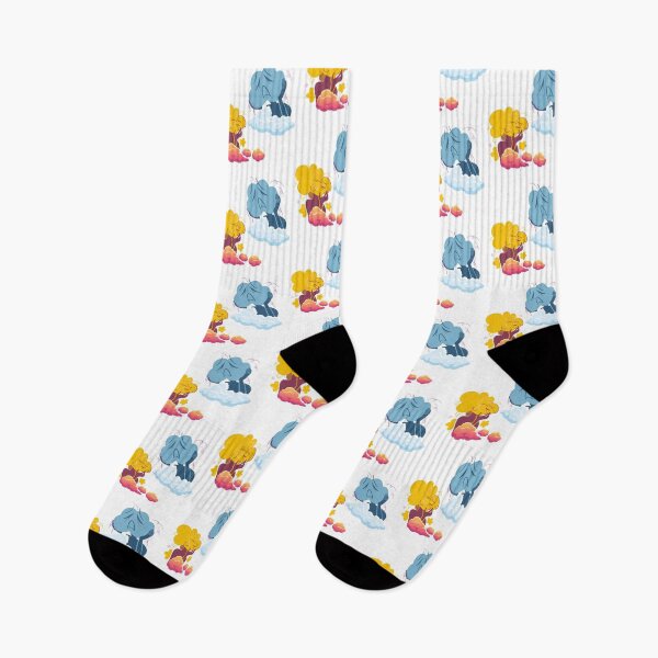 Item preview, cartoon clouds & sun designed and sold by Editlab.