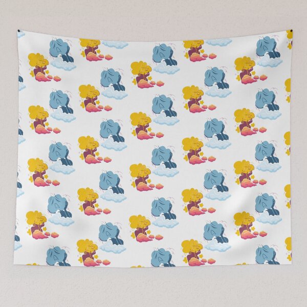 Item preview, cartoon clouds & sun designed and sold by Editlab.