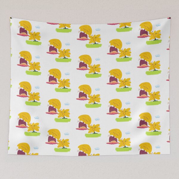 Item preview, cartoon clouds & sun designed and sold by Editlab.