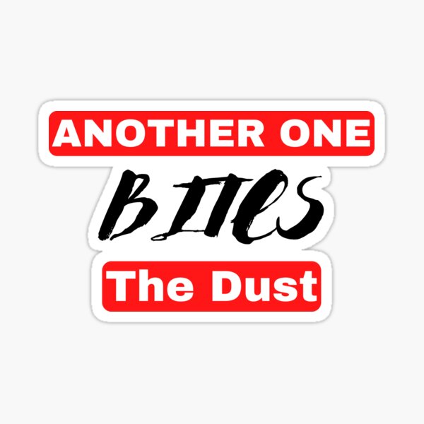 Queen Another One Bites The Dust 4 Album Cover Sticker