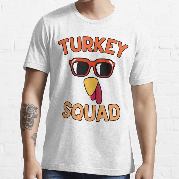 "Turkey Trot Squad Running, Funny Thanksgiving Trot Race, Family