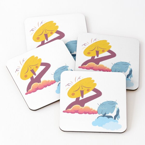 Item preview, cartoon clouds & sun designed and sold by Editlab.