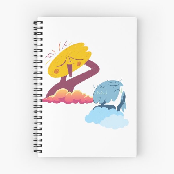 Item preview, cartoon clouds & sun designed and sold by Editlab.