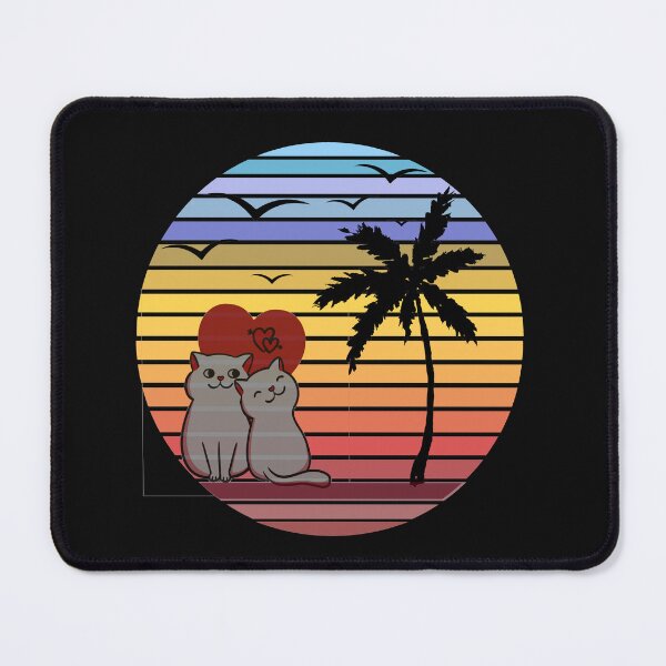 Item preview, cute cat vintage retro style| cats lovers| cats lover,cat retro vintage sunset rainbow| designed and sold by MrDomStore.
