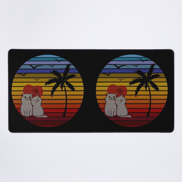 Item preview, cute cat vintage retro style| cats lovers| cats lover,cat retro vintage sunset rainbow| designed and sold by MrDomStore.