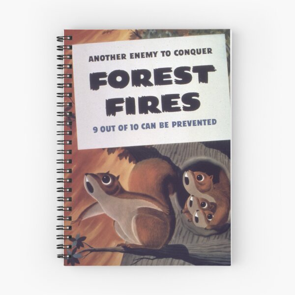 Item preview, Forest Fires - Vintage Poster designed and sold by Salukeart.