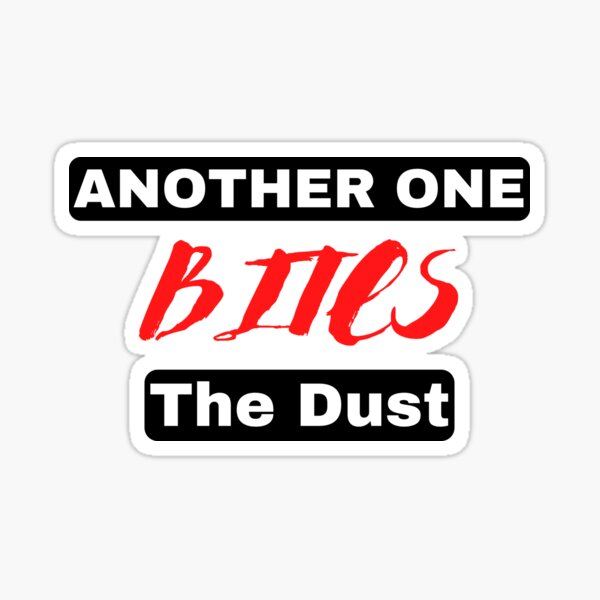 Queen Another One Bites The Dust 4 Album Cover Sticker