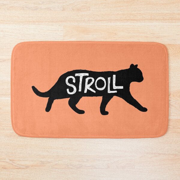 Item preview, Strolling Black Cat designed and sold by HolyJollie.