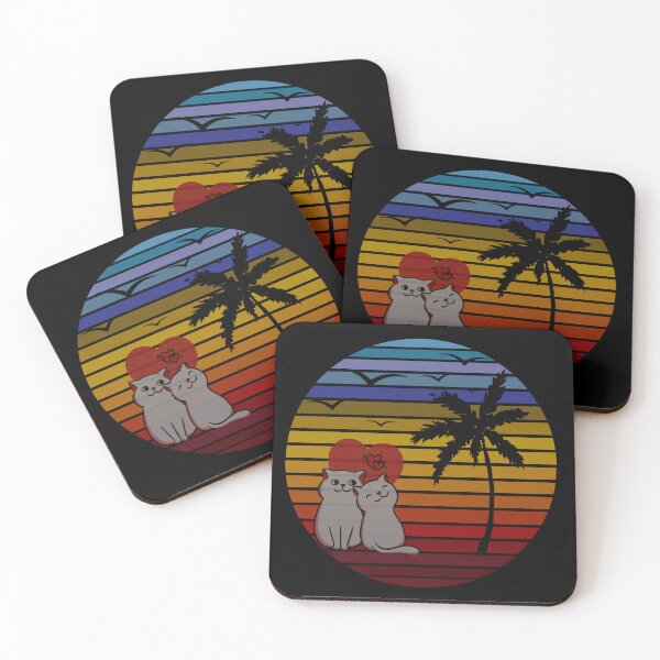 Item preview, cute cat vintage retro style| cats lovers| cats lover,cat retro vintage sunset rainbow| designed and sold by MrDomStore.