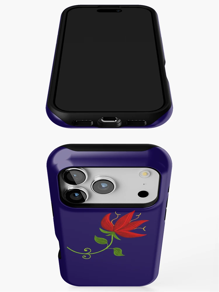 Thumbnail 3 of 4, iPhone Case, Fire Flower  designed and sold by RathiDesigns.