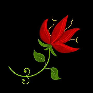 Artwork thumbnail, Fire Flower  by RathiDesigns
