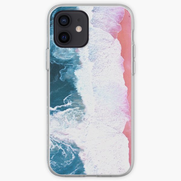 Aerial Beach, Ocean Waves iPhone Soft Case