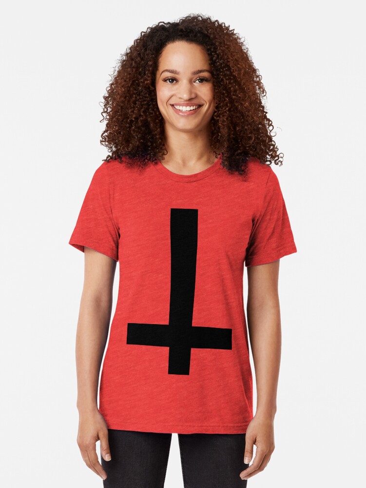 odd future upside down cross shirt