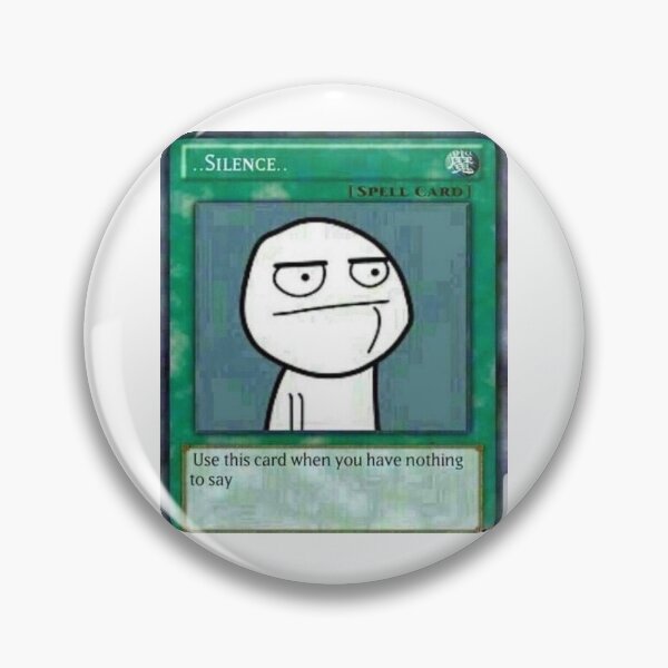 Item preview, Silence Card designed and sold by FourthHokage.