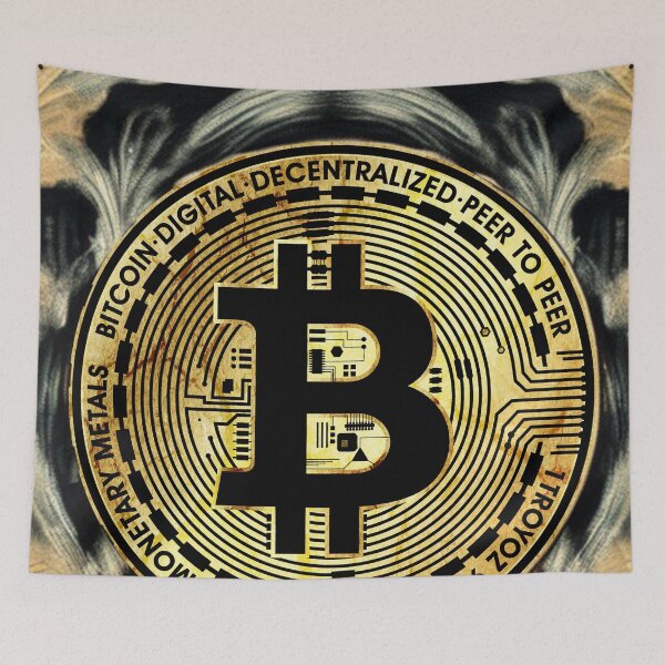 Aperçu de l'œuvre IA Art Bitcoin Crypto NFT Art 021 créée et vendue par tpixx.
