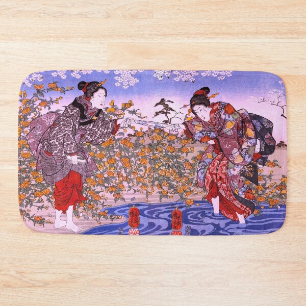 Item preview, Japanese girls by Ide Tama River painting by Utagawa Kuniyoshi designed and sold by mbuz90.