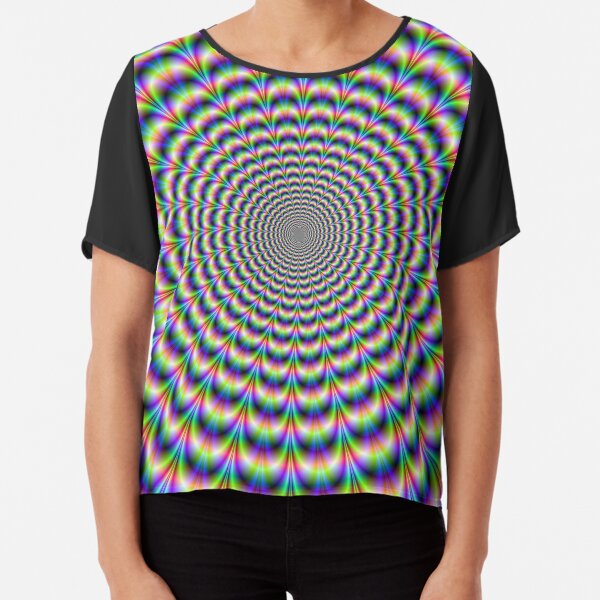 Psychedelic Pulse Chiffon Top