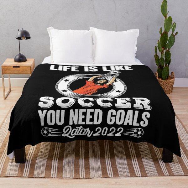 Item preview, Life is like Soccer you need goals Qatar 2022 designed and sold by REApparelCo.