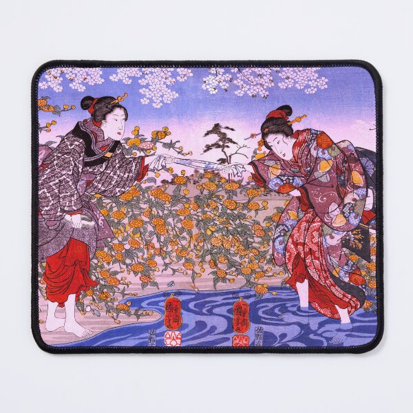 Item preview, Japanese girls by Ide Tama River painting by Utagawa Kuniyoshi designed and sold by mbuz90.