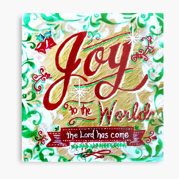 Joy to the Word by Jan Marvin Metal Print