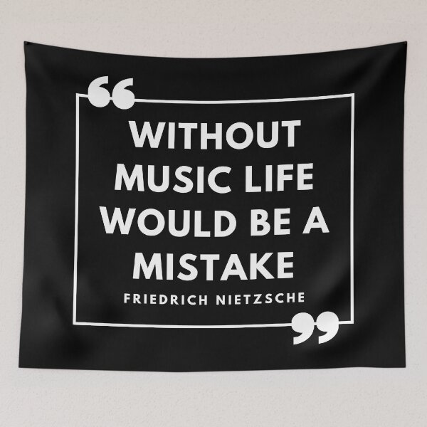 Artikelvorschau, Friedrich Nietzsche-Zitat entworfen und verkauft von The-Quote-House.