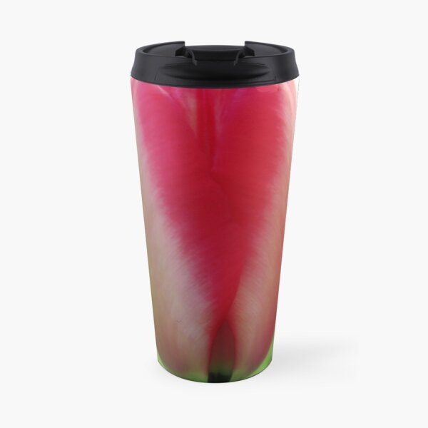 A Beautiful Red Spring Tulip Travel Coffee Mug
